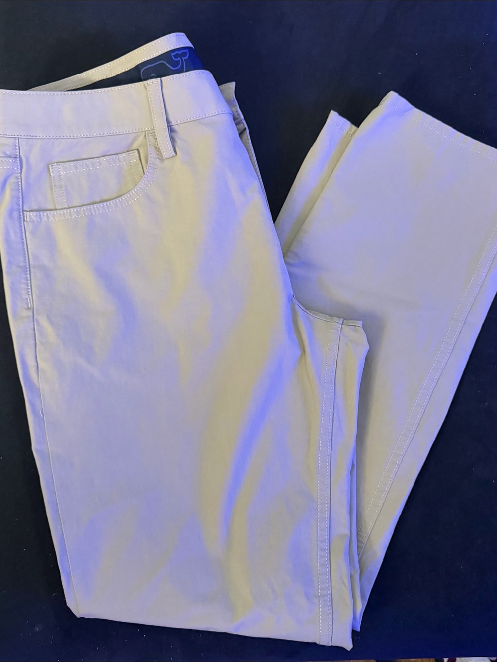 Vineyard Vines Men's Slim Fit Chino Pants in Light Beige 34x30
